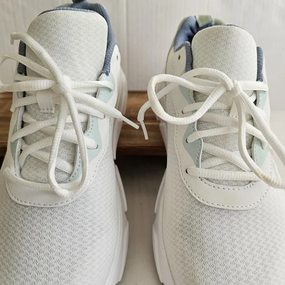 Ryka Glide Sneakers Size 11 White Mint Green Mesh Lace Up Lightweight - Picture 4 of 13
